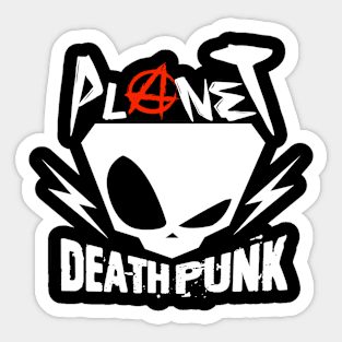 Planet Death Punk Ver1 Sticker